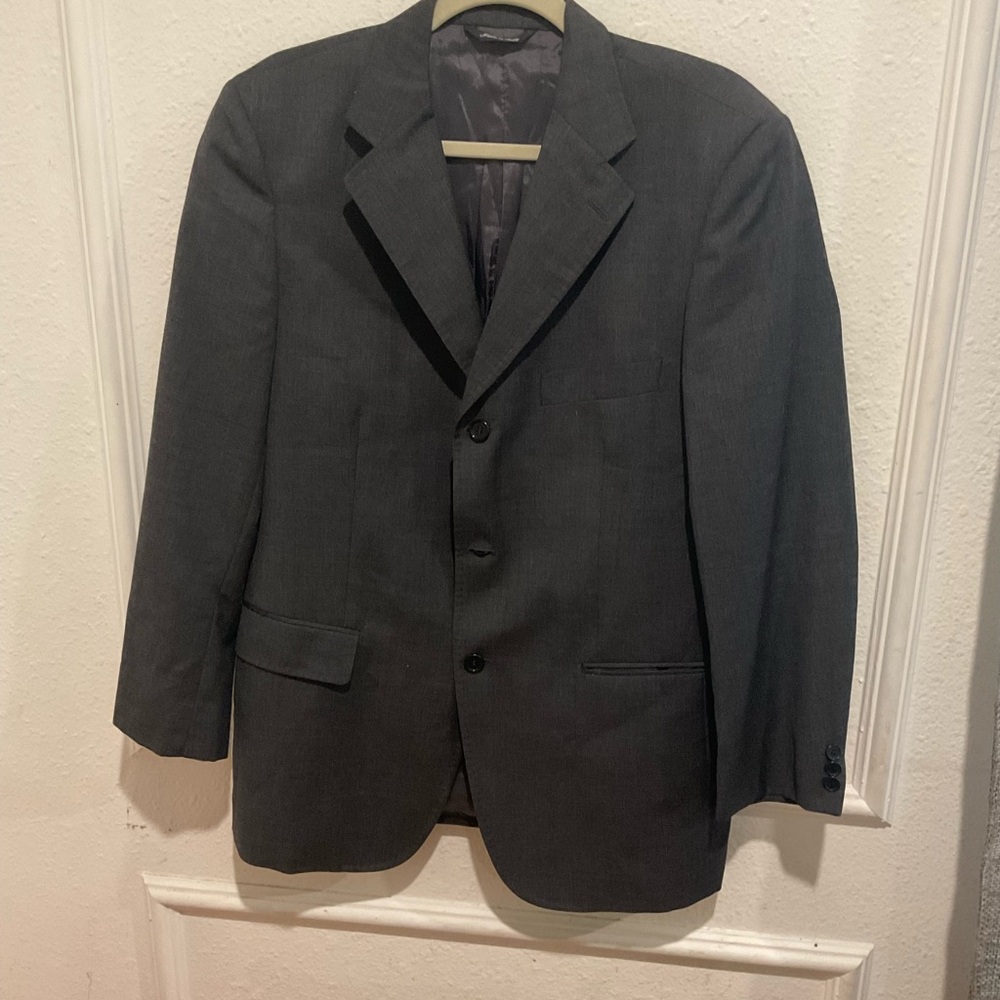Alexander McQueen x Loro Piana Charcoal Blazer